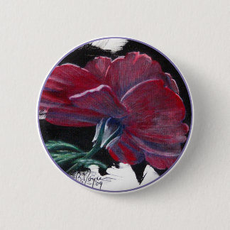 Badge Rond 5 Cm Bouton rose