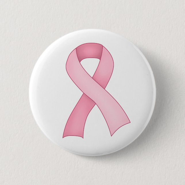 Badge Rond 5 Cm Bouton rose 0001 de ruban de conscience (Devant)