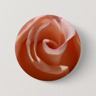 Badge Rond 5 Cm Bouton Rose de plage