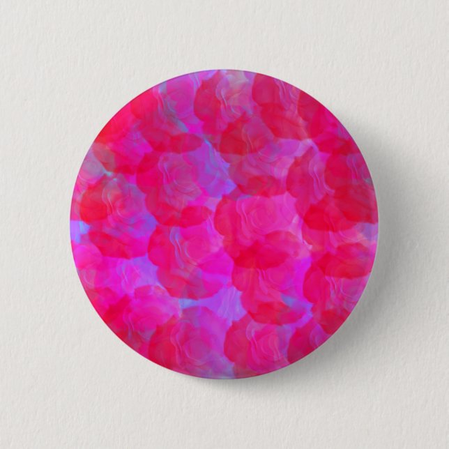 Badge Rond 5 Cm Bouton Rose Neon (Devant)