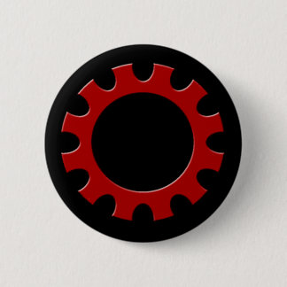 Badge Rond 5 Cm Bouton rouge de dent !