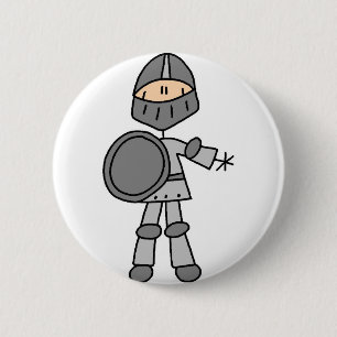 Badge Rond 5 Cm Bouton royal de chevalier