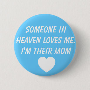 Badge Rond 5 Cm Bouton s'affligeant de mère de Jaxon Alexandre