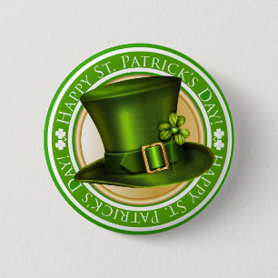 Badge Rond 5 Cm Bouton Saint Patrick's Day - SRF