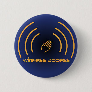 Badge Rond 5 Cm Bouton sans fil de chrétien d'accès