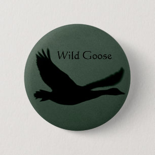 Badge Rond 5 Cm Bouton sauvage d'oie [insigne]