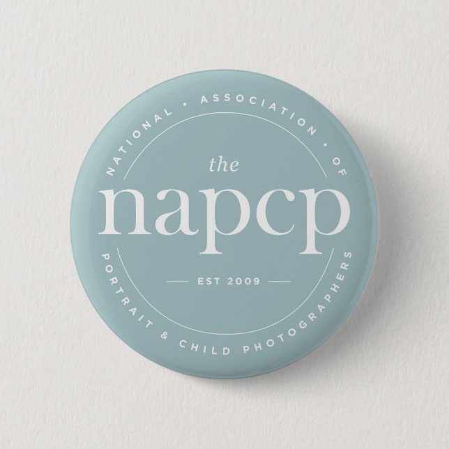Badge Rond 5 Cm Bouton Sceau NAPCP (Devant)