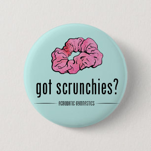 Badge Rond 5 Cm Bouton Scrunchies