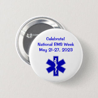 Badge Rond 5 Cm Bouton Semaine nationale EMS 2023