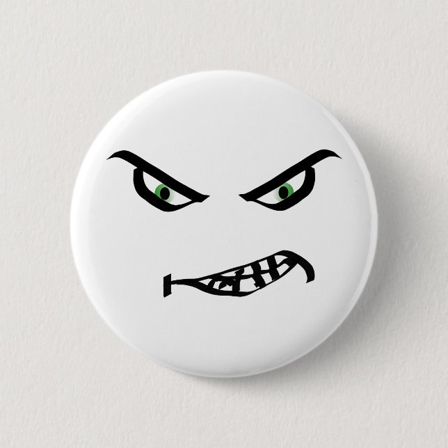 Badge Rond 5 Cm Bouton Snarly de visage (Devant)