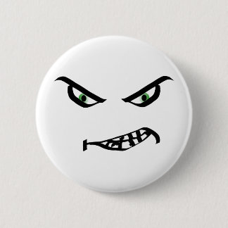 Badge Rond 5 Cm Bouton Snarly de visage