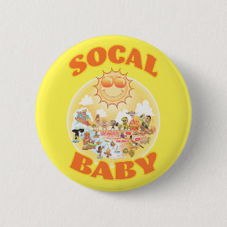 Badge Rond 5 Cm Bouton SoCal