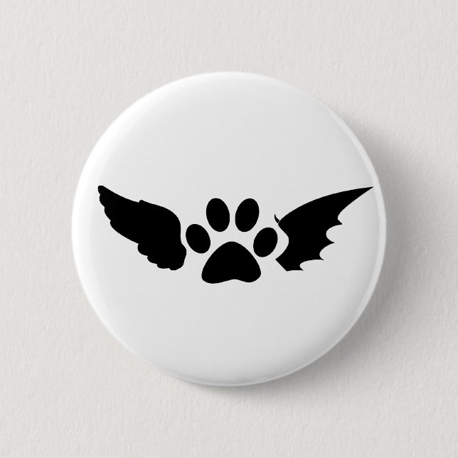 Badge Rond 5 Cm Bouton subtil de fierté d'Otherkin/Therian (Devant)