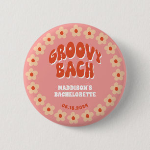 Badge Rond 5 Cm Bouton super Bach Pin - Retro Bachelorette Favoris