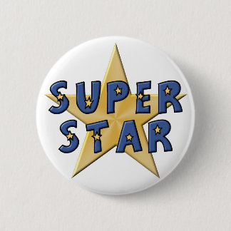 Badge Rond 5 Cm Bouton superbe d'étoile