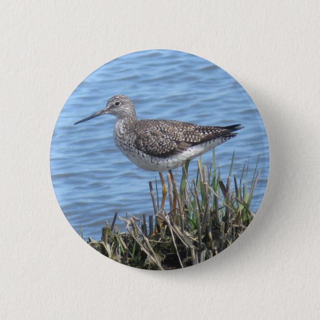 Badge Rond 5 Cm Bouton Supérieur (Devant)