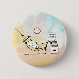 Badge Rond 5 Cm Bouton Suspendre, Réinitialiser, Recharger