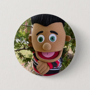 Badge Rond 5 Cm Bouton Suspendu avec José