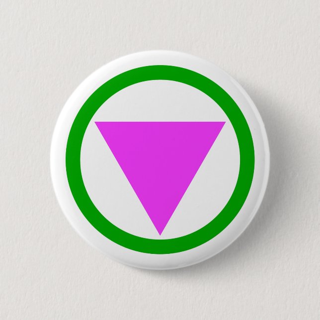 Badge Rond 5 Cm Bouton Symbole d'allié droit (Devant)
