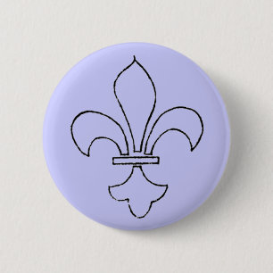 Badge Rond 5 Cm Bouton Symboles chrétiens