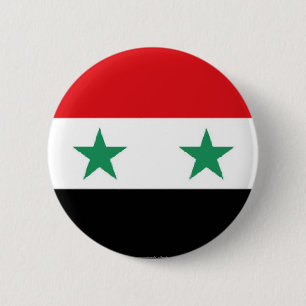 Badge Rond 5 Cm Bouton syrien de drapeau