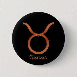 Badge Rond 5 Cm Bouton Taurus