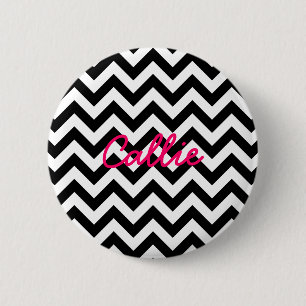 Badge Rond 5 Cm Bouton tendance Chevron