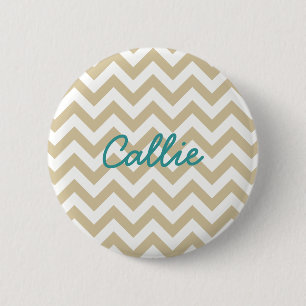 Badge Rond 5 Cm Bouton tendance Chevron