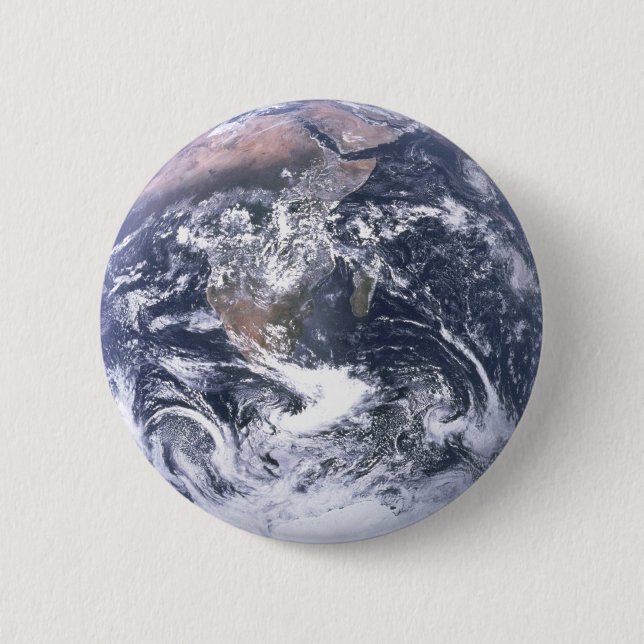 Badge Rond 5 Cm Bouton Terre (Devant)