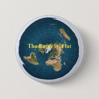 Badge Rond 5 Cm Bouton Terre plat