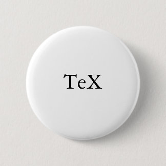 Badge Rond 5 Cm Bouton TeX
