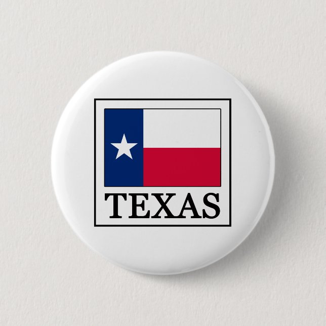 Badge Rond 5 Cm Bouton Texas (Devant)