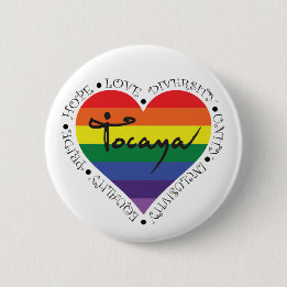 Badge Rond 5 Cm Bouton Tocaya Pride Vous-même Express