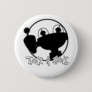 Badge Rond 5 Cm Bouton TokBOT et JokBOT