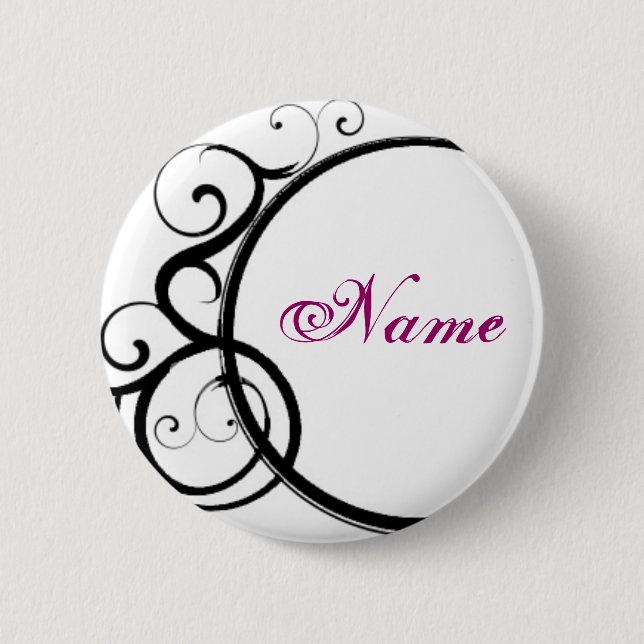 Badge Rond 5 Cm Bouton tourbillonnant (Devant)