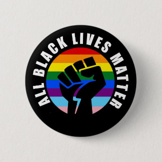 Badge Rond 5 Cm Bouton Toutes les vies noires comptent