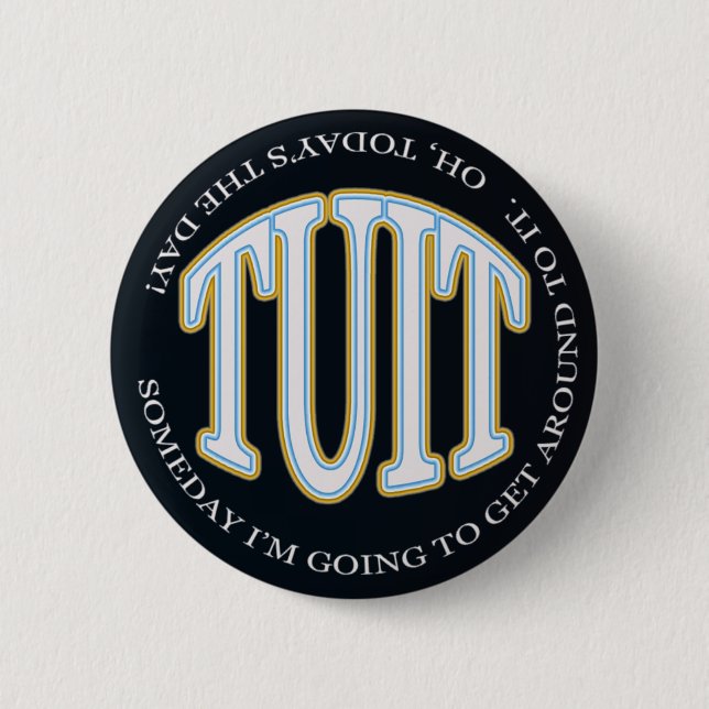 Badge Rond 5 Cm Bouton Tuit ronde (Devant)