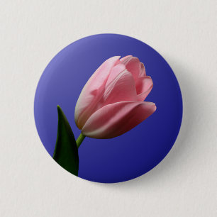 Badge Rond 5 Cm Bouton Tulipe de mariage du printemps