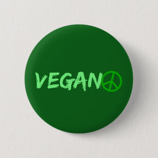 Badge Rond 5 Cm Bouton végétalien