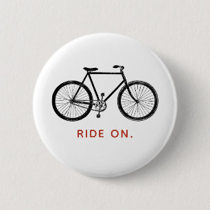 Badge Rond 5 Cm Bouton vélo, marche