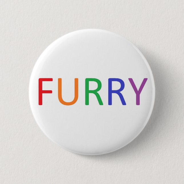 Badge Rond 5 Cm Bouton velu de fierté (Devant)