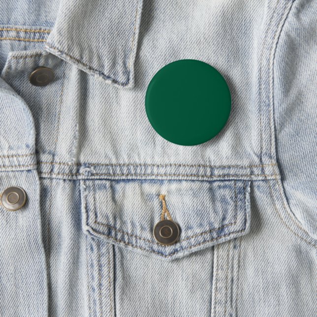 Badge Rond 5 Cm Bouton vert foncé riche (En situation)