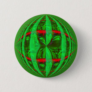 Badge Rond 5 Cm Bouton vert Orb arrondi