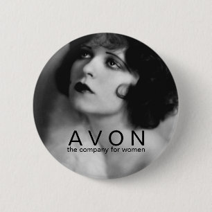 Badge Rond 5 Cm Bouton vintage de beauté d'AVON
