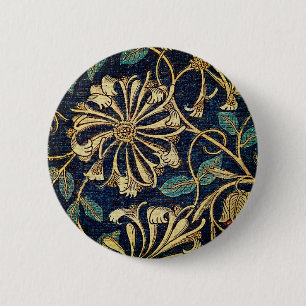 Badge Rond 5 Cm Bouton Vintage de fleurs de lait