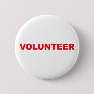 Badge Rond 5 Cm Bouton volontaire