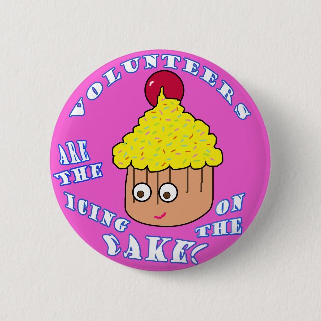 Badge Rond 5 Cm Bouton VOLONTAIRE d'APPRÉCIATION (Devant)