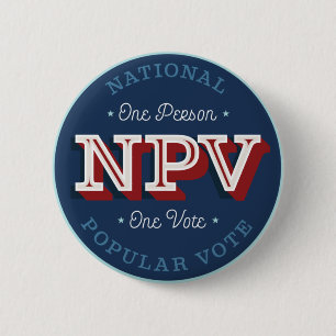 Badge Rond 5 Cm Bouton Vote populaire national