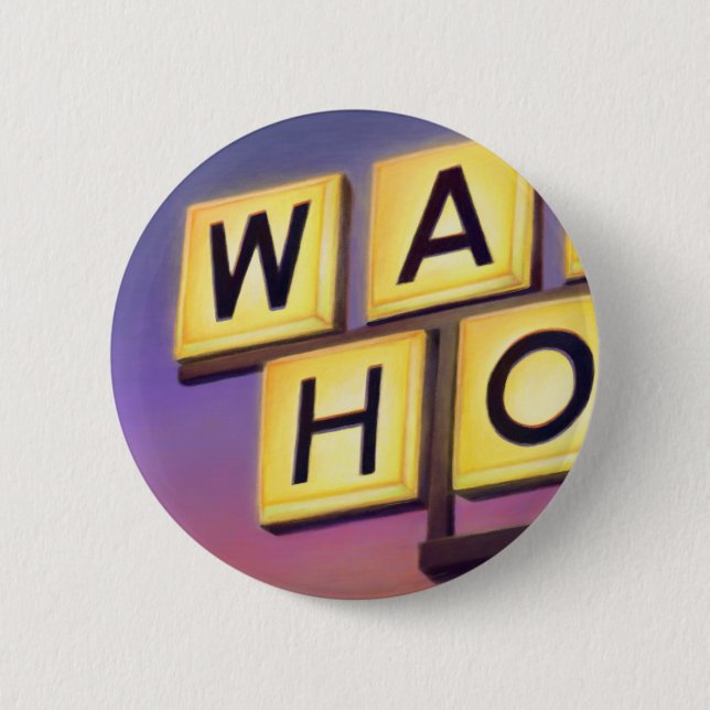 Badge Rond 5 Cm Bouton WaHo (Devant)