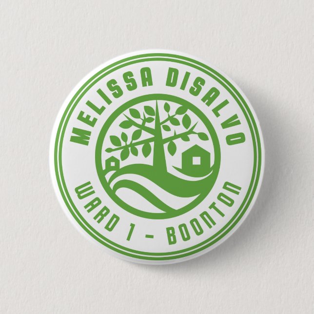 Badge Rond 5 Cm Bouton Ward 1 (Devant)